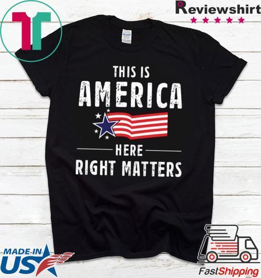 Alexander Vindman This is America Here Right Matters 2020 T-Shirt