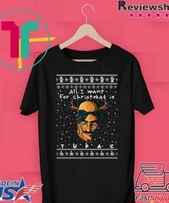 Tupac Rapper Ugly Christmas T-Shirt