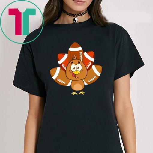 Turkey Football Thanksgiving Tee Shirt