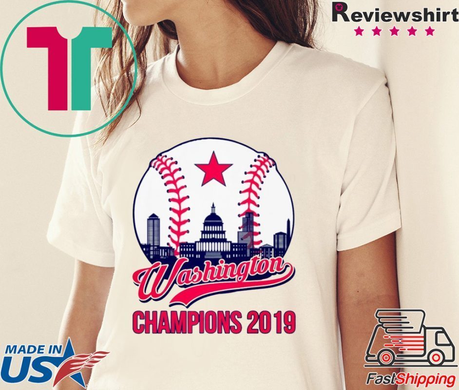 WASHINGTON NATIONALS VINTAGE CHAMPIONS 2019 T-SHIRT