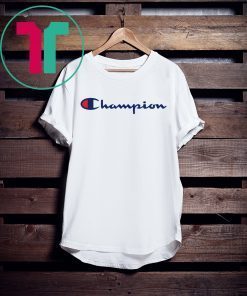 White champion tee shirt