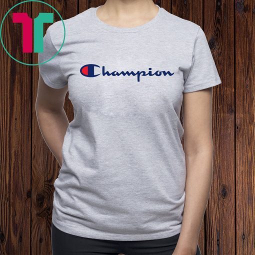 White champion tee shirt