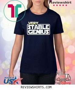 Will Ferrell Very Stable Genius Tee Shirt