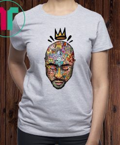 tupac trippy art tee shirt