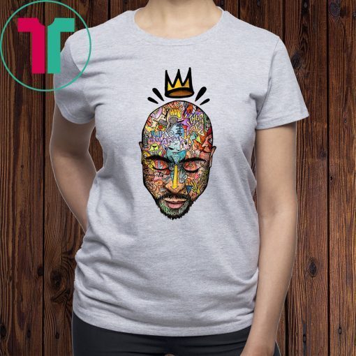 tupac trippy art tee shirt