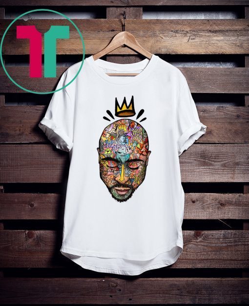 tupac trippy art tee shirt