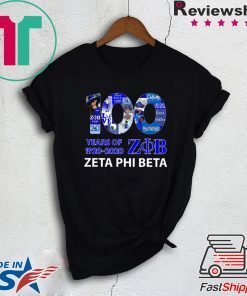 100 Years Of 1920 2020 Zeta Phi Beta Tee Shirts