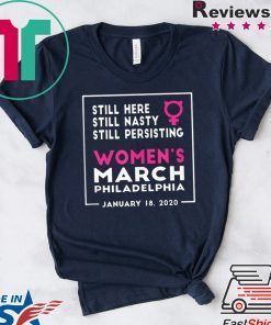 Philadelphia Women's March 2020 January Gift T-Shirts
