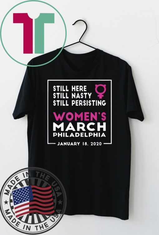 Philadelphia Women's March 2020 January Gift T-Shirts