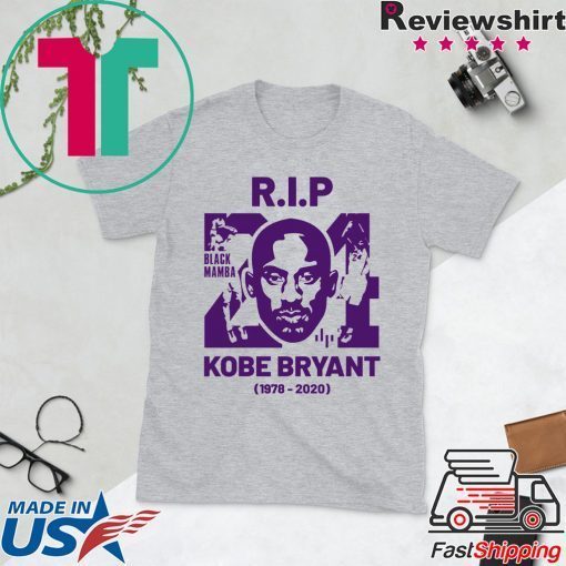 RIP Kobe Bryant Black Mamba Tee Shirts