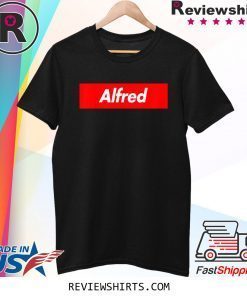 Alfred Red Box Logo Funny T-Shirt