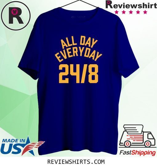 All Day Everyday 24 8 Hoops Legend T-Shirt RIP Kobe