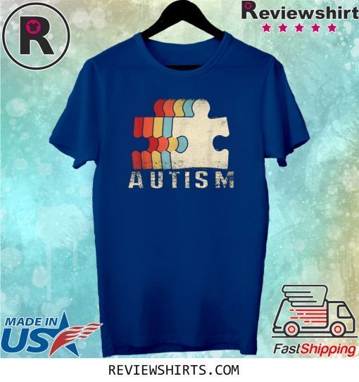 Vintage Autism Awareness 70s 80s Tee Shirt