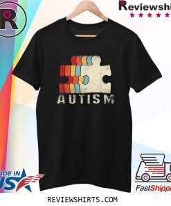 Vintage Autism Awareness 70s 80s Tee Shirt