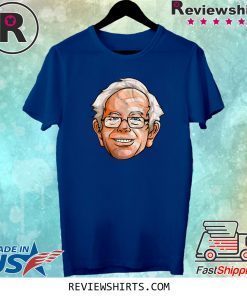 Bernie Sanders T-Shirt Presidential Portrait Bern Hair Glasses T-Shirt