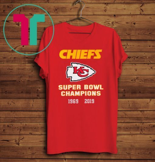 Chiefs 2 Time Super Bowl Champions 1969 2019 TShirt