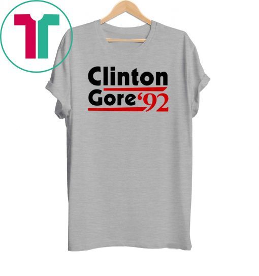 Clinton Gore 92 Democratic Election Vintage Shirt
