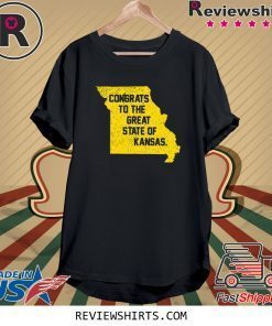 Congrats To The Great State of Kansas Shirt