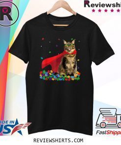 Maine Coon Autism Awareness Graphic Cat Lover Shirt
