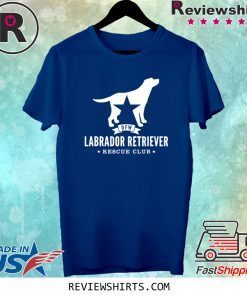 DFW Labrador Retriever Rescue Club White Logo Tee Shirt