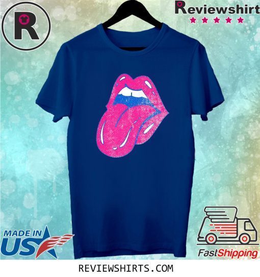 Hot Pink Lips Mouth Tongue Out Shirt
