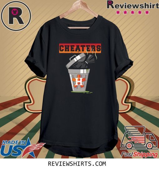 Houston Trashtros Asterisks Cheaters Trash Can T-Shirt