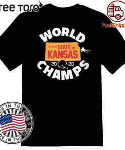 Kansas World Champs Tee Shirt - The Great State Of Kansas 2020 Shirt - Kansas City