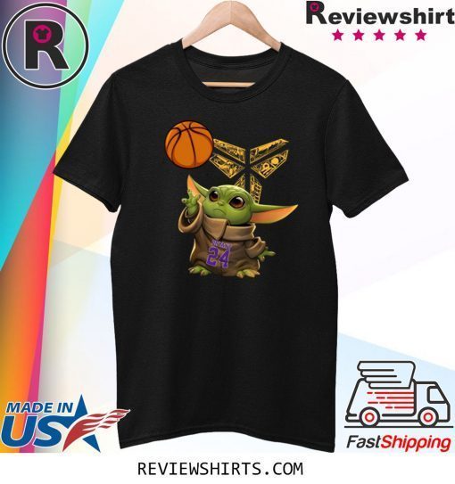Kobe Bryant Baby Yoda Black Mamba Basketball 2020 T-Shirt