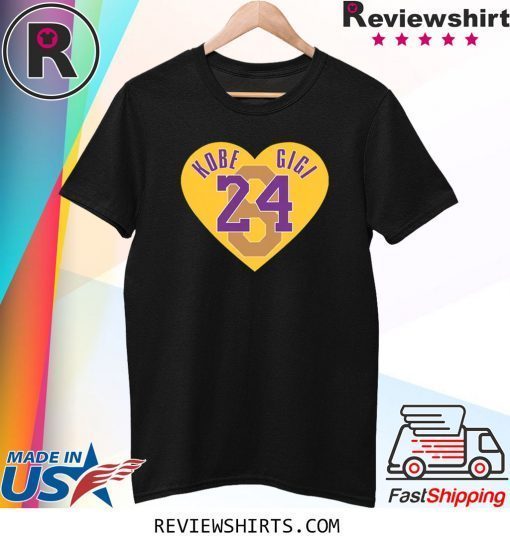 Kobe Gigi 24 Heart Shirts