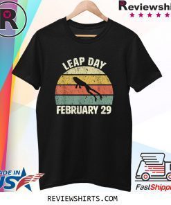 Leap Day Birthday February 29 Cool Retro Style T-Shirt