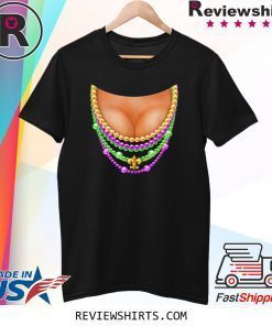 Mardi Gras Breast Outfits Big Boobs Tee Shirt