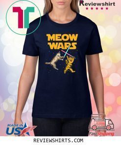 Meow Wars Cat Lover T-Shirt