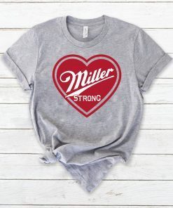 Miller Strong City Brew City Brand Tee Shirts