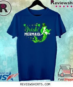 Irish Mermaid St.patrick Day Mermaid Irish Tee Shirt