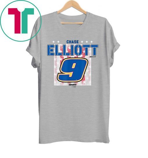 NASCAR Chase Elliott US Flag Tee Shirt