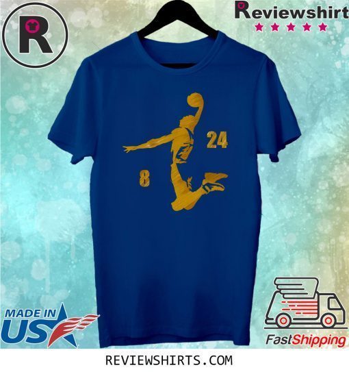 Number 8 and 24 Kobe Bryant Memorial T-Shirt