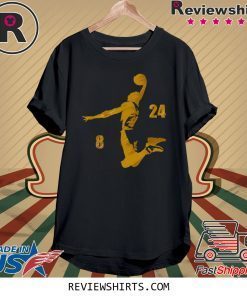 Number 8 and 24 Kobe Bryant Memorial T-Shirt