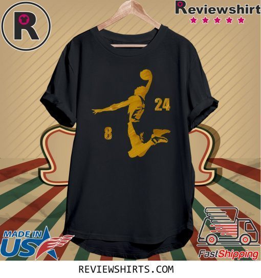 Number 8 and 24 Kobe Bryant Memorial T-Shirt