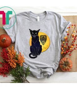 Paranormal Women's Fiction Cat and Moon T-Shirt