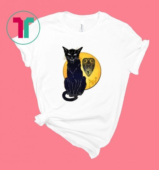 Paranormal Women's Fiction Cat and Moon T-Shirt