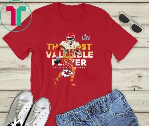 Patrick Mahomes Red Kansas City Chiefs Super Bowl LIV Champs Pick Six MVP Player T-Shirt