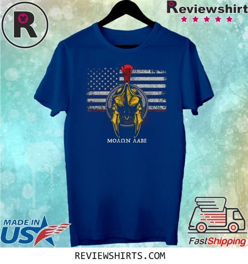 Spartan American Flag Tee Shirt