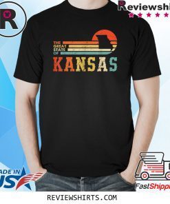 The Great State of Kansas Missouri Vintage T-Shirt