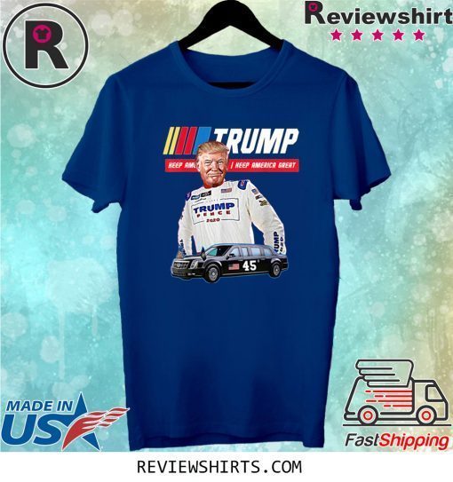 Trump The Beast Presidential Limo Race Car #45 Tee Shirt