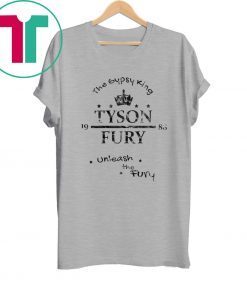 Tyson Fury The Gypsy King Unleash the Fury Tee Shirt