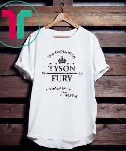 Tyson Fury The Gypsy King Unleash the Fury Tee Shirt