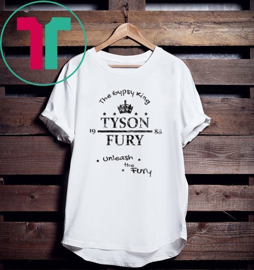 Tyson Fury The Gypsy King Unleash the Fury Tee Shirt