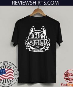 UConn Huskies Navy Basketball Crest For T-Shirt