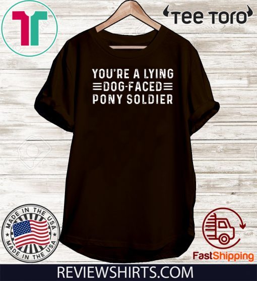 YOU'RE A LYING DOG FACED PONY SOLDIER SHIRT - JOE BIDEN TEE SHIRT