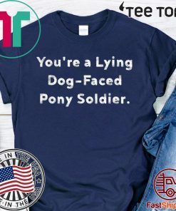 Original You're a Lying Dog-Faced Pony Soldier Joe Biden T-Shirt